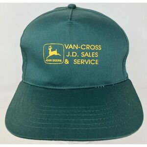 Vintage‎ John Deere Dealer Van-Cross J.D. Sales & Service Snapback Hat